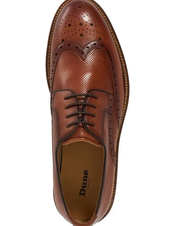 Dune London Benidictus Lace Up Shoes in Tan