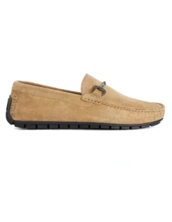 Dune London Brackon Suede Loafer in Taupe