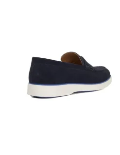 Dune London Buntis Loafer Shoes in Navy