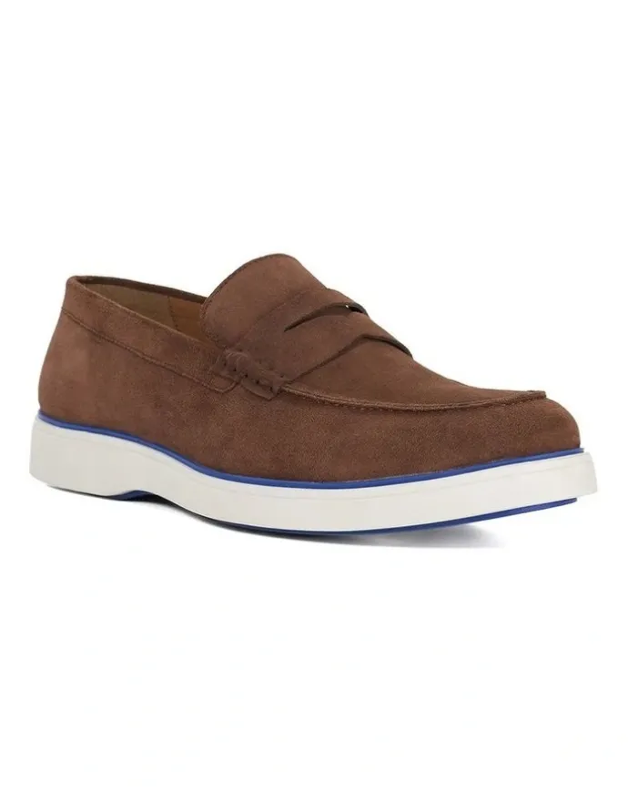 Dune London Buntis Loafer Shoes in Brown