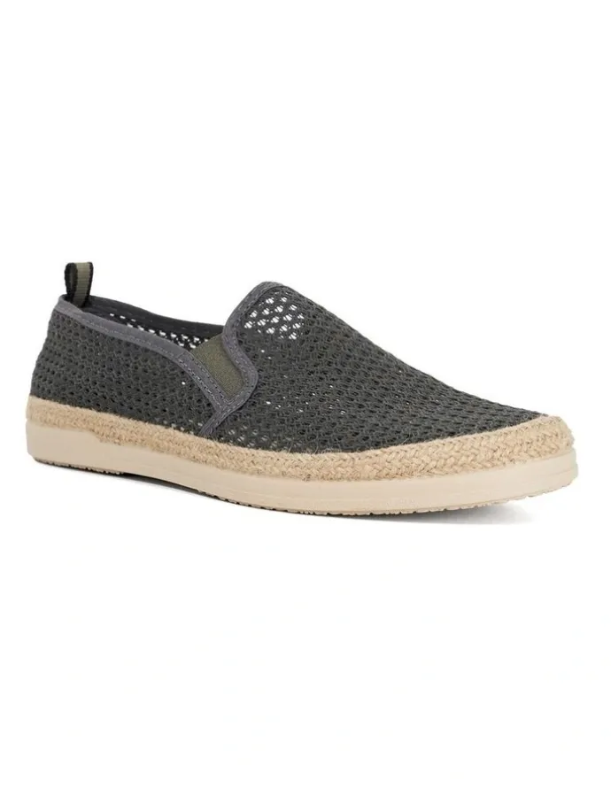 Dune London Fisherr Espadrille In Grey