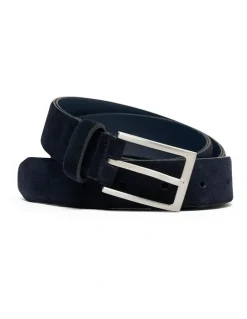 Dune London Neddy Belt in Navy