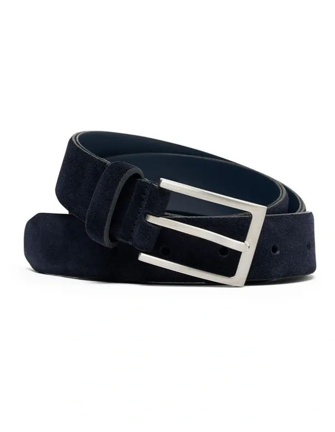 Dune London Neddy Belt in Navy