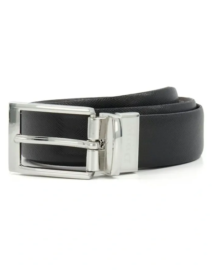 Dune London Nickles Belt in Black