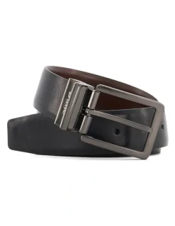 Dune London Nott Belt in Black