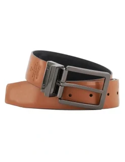 Dune London Nott Belt in Tan