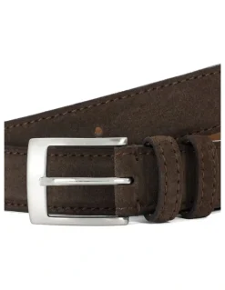 Dune London Osdlt Suede Belt in Brown
