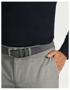Dune London Osdlt Suede Belt in Grey