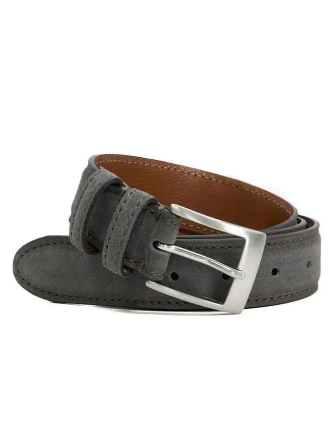 Dune London Osdlt Suede Belt in Grey