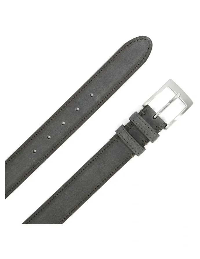 Dune London Osdlt Suede Belt in Grey