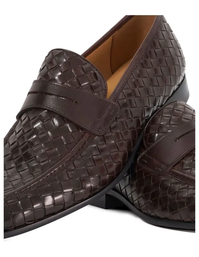 Dune London Salaman Loafer In Brown