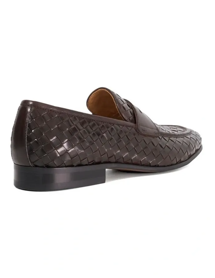 Dune London Salaman Loafer In Brown