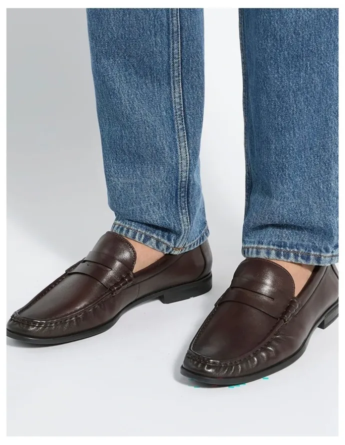Dune London Sammi Loafer in Brown