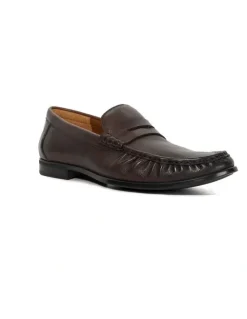 Dune London Sammi Loafer in Brown