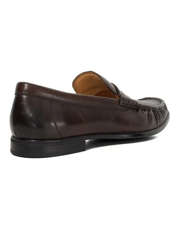 Dune London Sammi Loafer in Brown