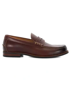 Dune London Samson Loafer in Brown