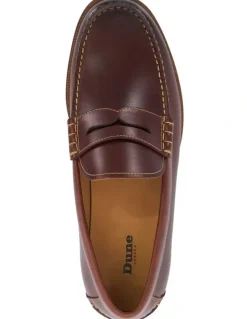 Dune London Samson Loafer in Brown