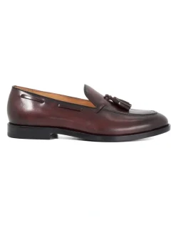 Dune London Sandders Loafer in Burgundy
