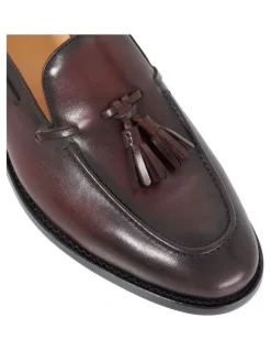Dune London Sandders Loafer in Burgundy