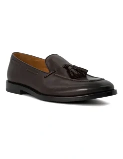 Dune London Sanders Loafer in Dark Brown