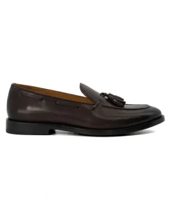 Dune London Sanders Loafer in Dark Brown