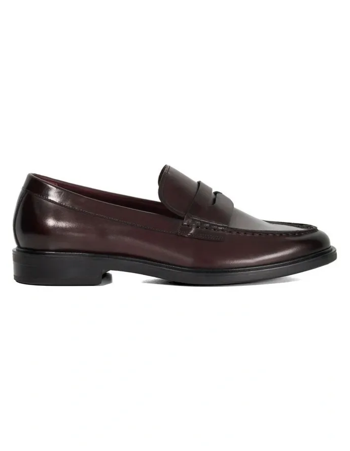 Dune London Sascha Loafer in Burgundy