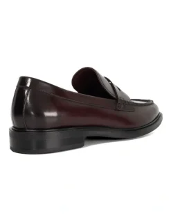 Dune London Sascha Loafer in Burgundy