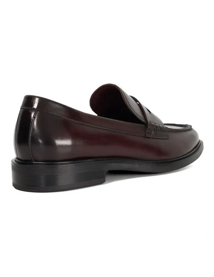 Dune London Sascha Loafer in Burgundy