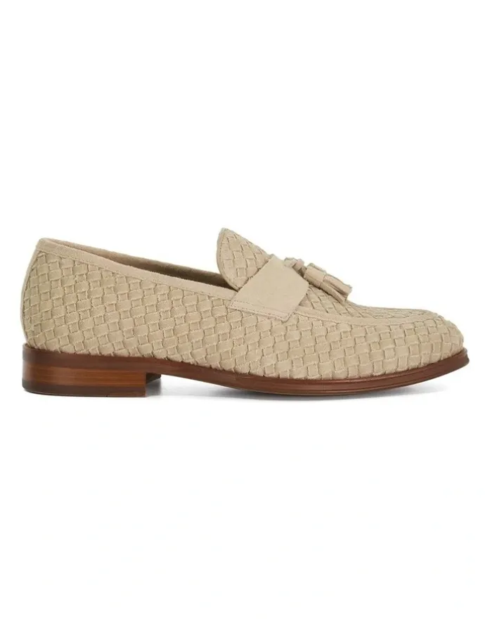 Dune London Sevilles Loafer In Beige