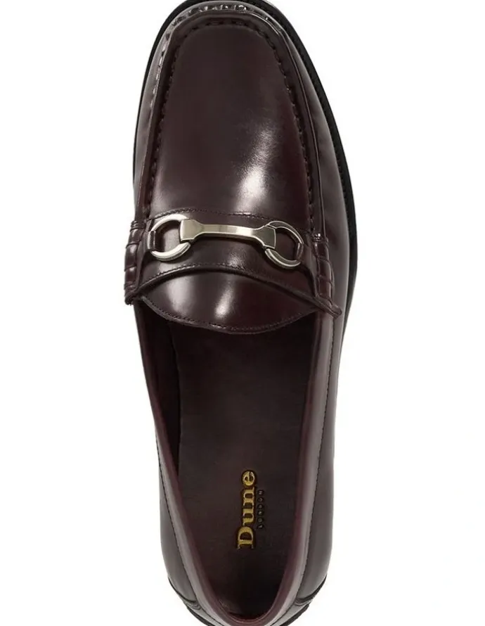 Dune London Simmi Loafer in Burgundy