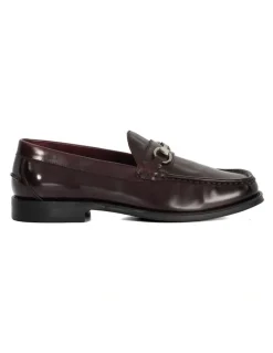 Dune London Simmi Loafer in Burgundy