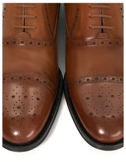 Dune London Soliders Dress Shoe in Tan