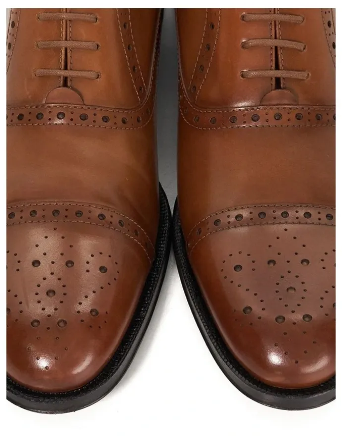 Dune London Soliders Dress Shoe in Tan