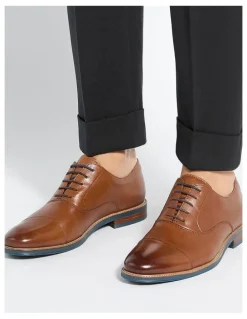 Dune London Stanlakes Lace-Up Shoe in Tan