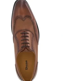 Dune London Stuttgart Leather Brogue in Tan