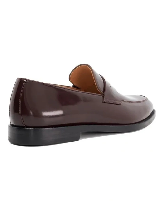 Dune London Surrey Loafer in Bordo