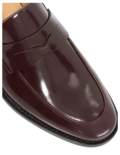 Dune London Surrey Loafer in Bordo