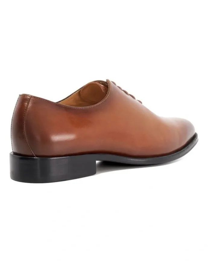 Dune London Sylvester Lace-Up Shoe in Tan