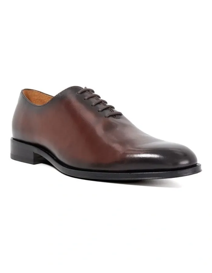 Dune London Sylvester Lace-Up Shoe in Brown