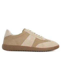Dune London Tavi Sneaker in Taupe