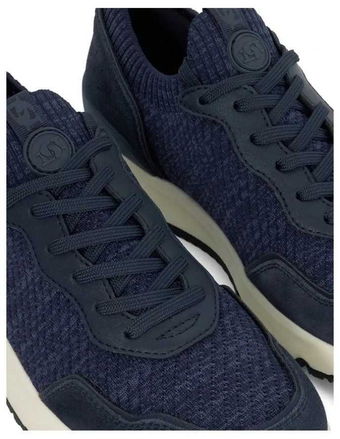 Dune London Thorny Trainers in Navy