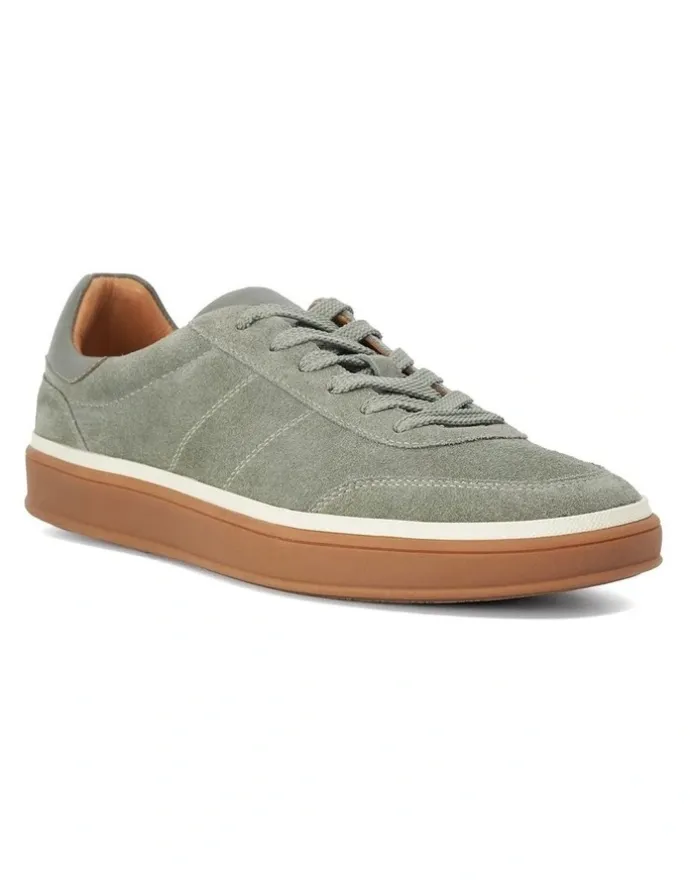Dune London Tony Trainer Shoes in Green