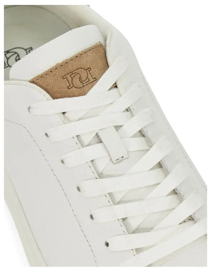 Dune London Toyon Trainer in White