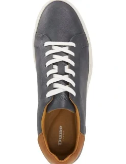 Dune London Traces Trainer in Navy