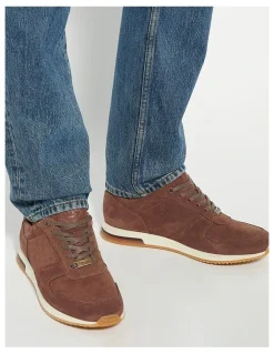 Dune London Trilogy Runner Shoes in Taupe