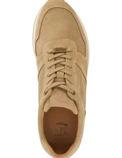 Dune London Trilogy Runner Shoes in Sand