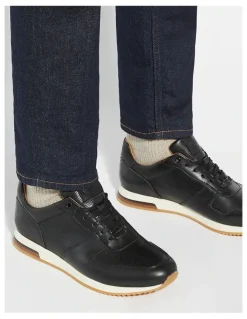 Dune London Trilogy Sneaker In Black