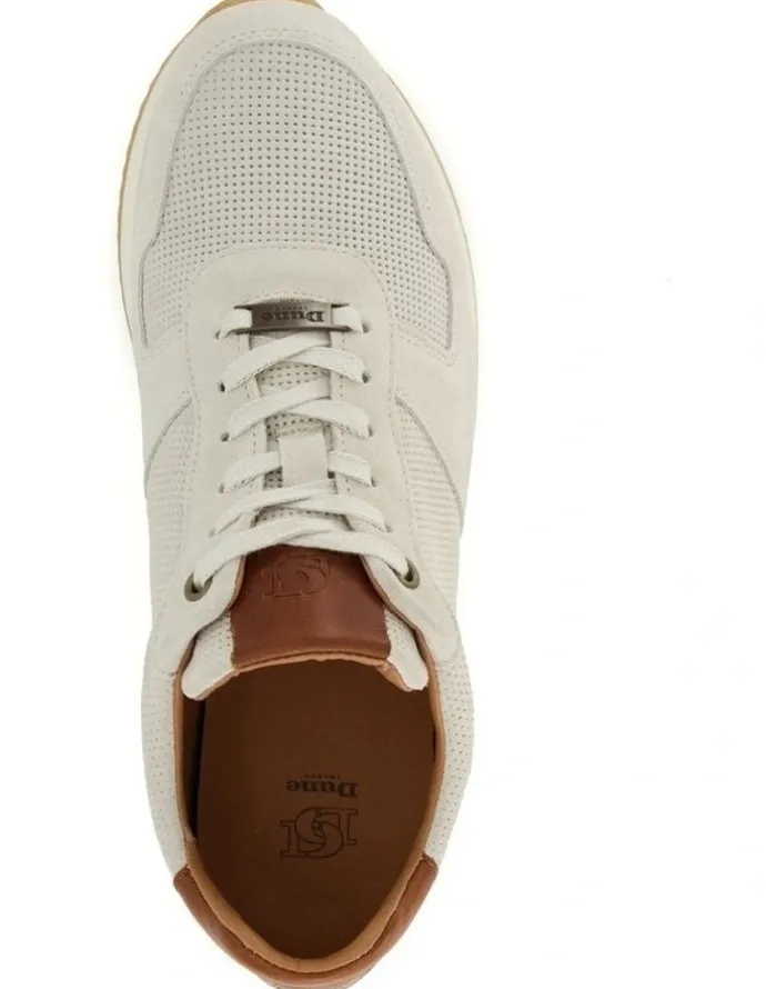 Dune London Trilogy Sneaker in Off White