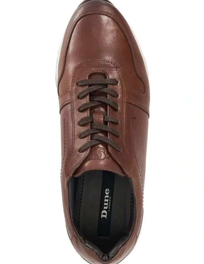 Dune London Tris Runner Shoes in Brown