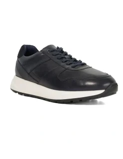 Dune London Tris Runner Shoes in Navy